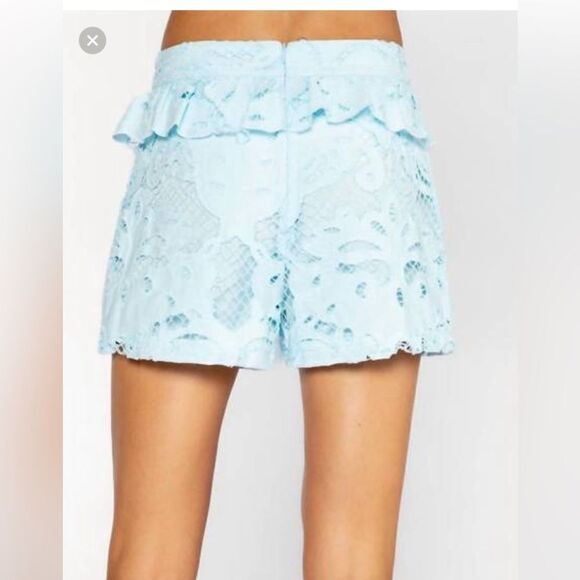 S’Edge white embroidered peplum shorts, S - Picture 3 of 10